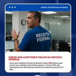 🚨 Greve dos Auditores Fiscais da Receita Federal 🚨